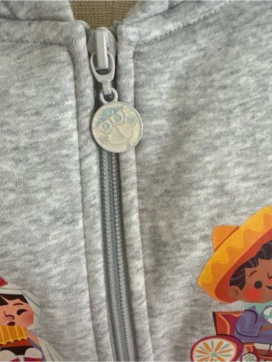 Disney Parks WDW It’s A Small World Collection Zip Up Hoodie XL New 2026 Disney - Picture 5 of 6
